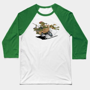 Low Brow teenage Mutant Ninja Turtles Baseball T-Shirt